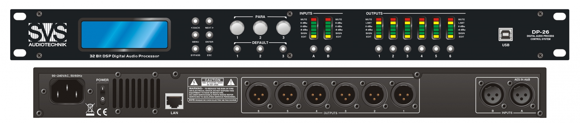 SVS Audiotechnik DP-26 Цифровой процессор: 2 входа 6 выходов в Кусе