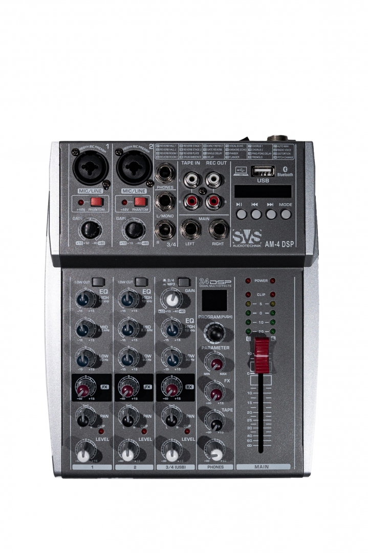 SVS Audiotechnik mixers AM-4 DSP Аналоговый микшерный пульт, 4-канала в Кусе