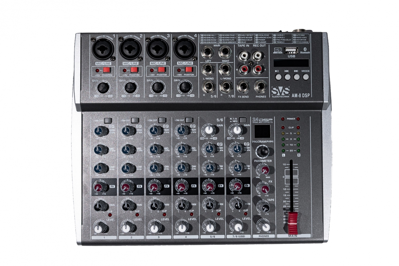 SVS Audiotechnik mixers AM-8 DSP Микшерный пульт аналоговый, 8-канальный в Кусе